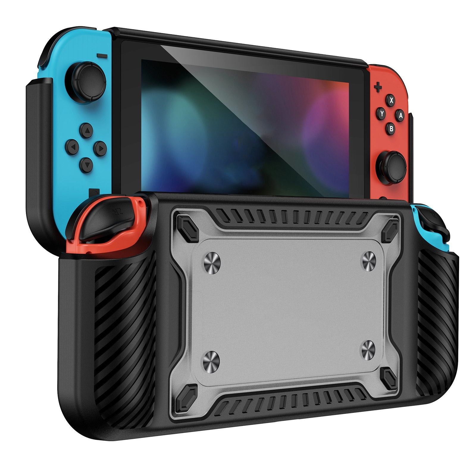 Shockproof Case Anti-Drop Cover for Nintendo Switch OLED Game Console Ergonomic Grip Protective Case (Type A) Shockproof Case Anti-Drop Cover for Nintendo Switch OLED Game Console Ergonomic Grip Protective Case (Type A)